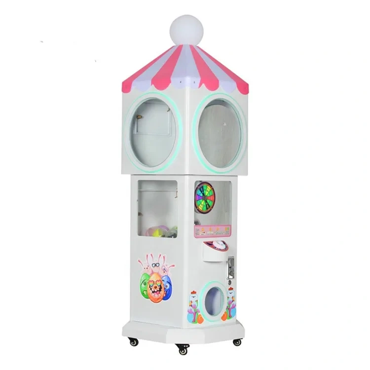 Kids and Adults Candy House Game Center Machine/Mini Candy Vending Machine/Coin Operated Lollipop Machine for Shopping Mall
