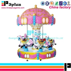 Fairground Amusement Park Kids Rides Game Machine 6 Seats Royal Carousel for Sale