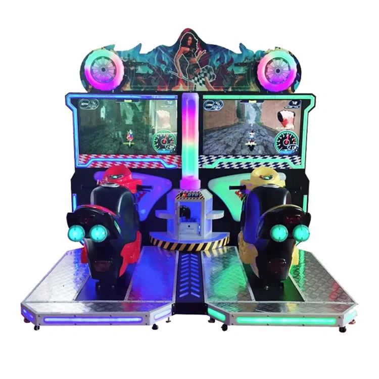 Threeplus Coin Operated Moto Rc Simulator Moto Tekken 7 Arcade Machine for Sale