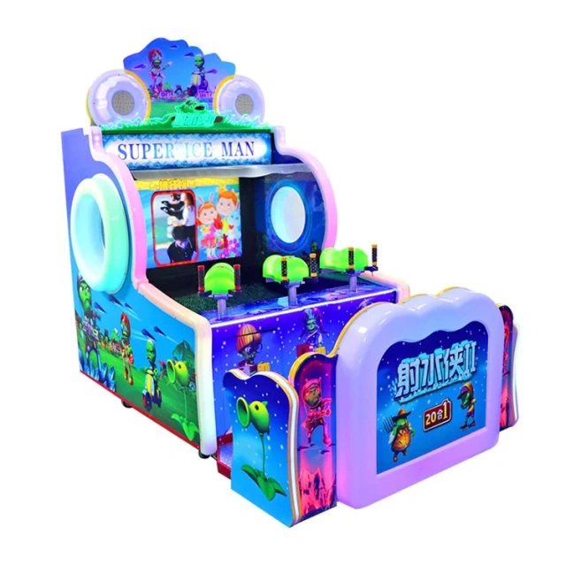 Popular Indoor Coin Operated Shooting Machine Kids Video Game Water Shooting Game for Game Hall
