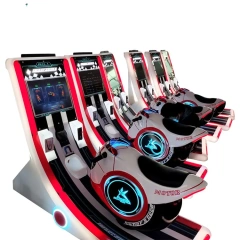 Threeplus Coin Operated Kid Crazy Motor Bike Phantom Motorcycle Video Simulator Game Machine for Sale