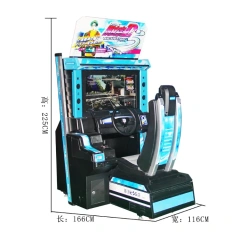 Threeplus Coin Operated Initial D5 Electronic Simulator Car Racing Arcade Game Machine for Sale