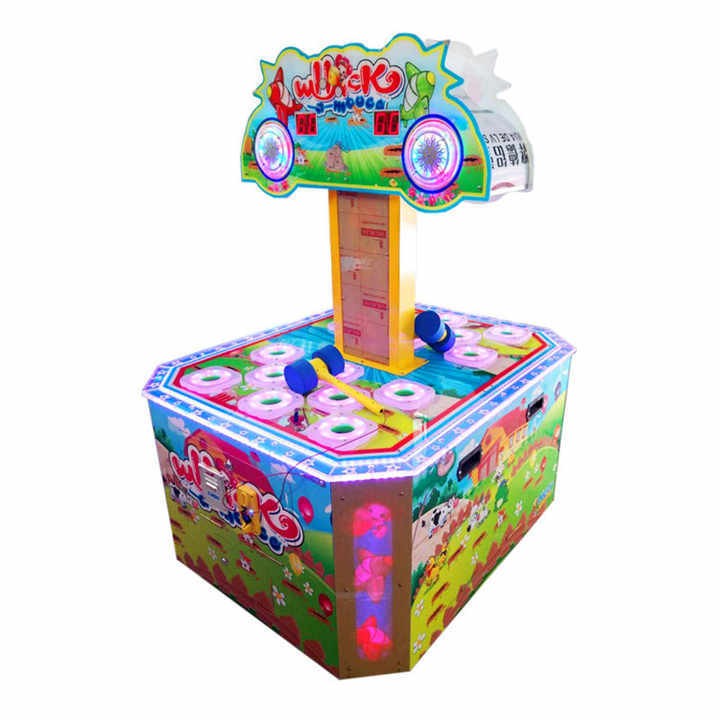 Threeplus Hit Mouse Crazy Frog Hammer Game Machine for Sale
