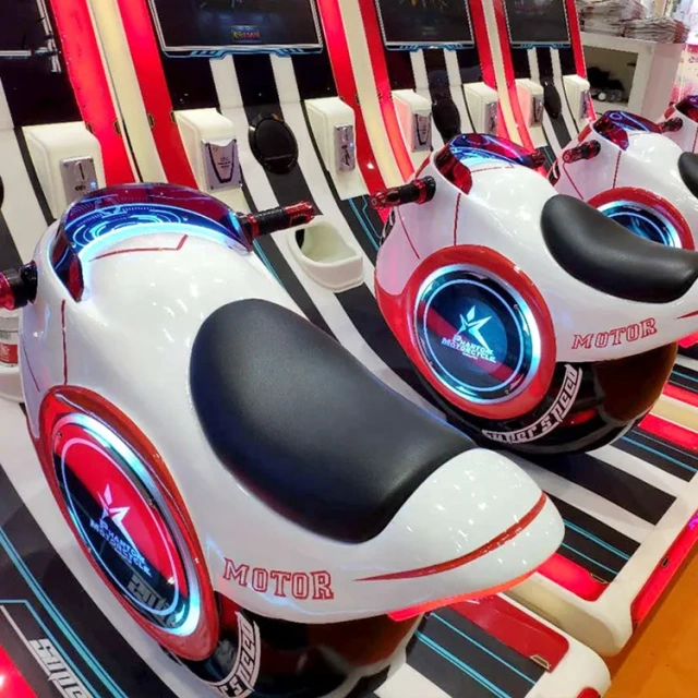 Amusement Game Simulator Kids Arcade Superbike Motorcycle Racing Swing Game Machine