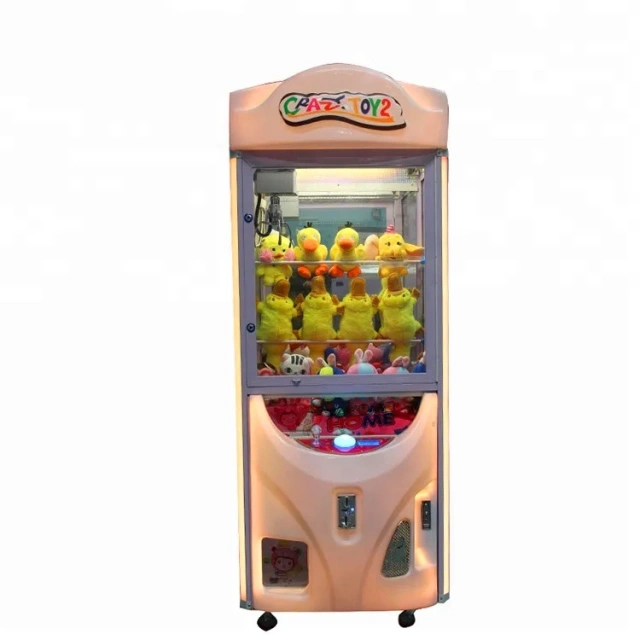 Threeplus Coin Operated Claw Crane Machine With Bill Acceptor Arcade Mini Juguetes for Sale