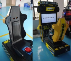 Threeplus Coin Operated hummer Kids Electrical Car Driving Simulator Arcade Game Machine