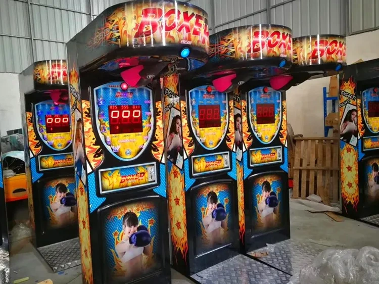 Threeplus Coin Operated Arcade Boxing Punch Game Machine Ultimate Boxing Game Machine