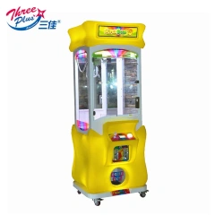 Threeplus Coin Operated Toy Catcher Superbox Machine Claw Crane Joystick Arcade Game for Sale