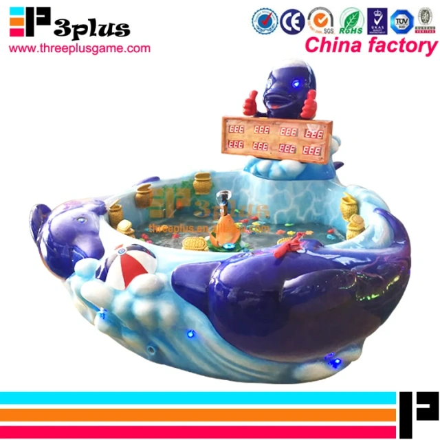 New Fishing Equipment Amusement Park Indoor Children's Fishing Pond Pool Games with Fishing Rods From China Factory Three Plus