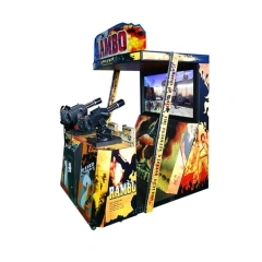 Threeplus 55 Inch Coin Operated Simulator Rambo Shooting Video Arcade Game Machine