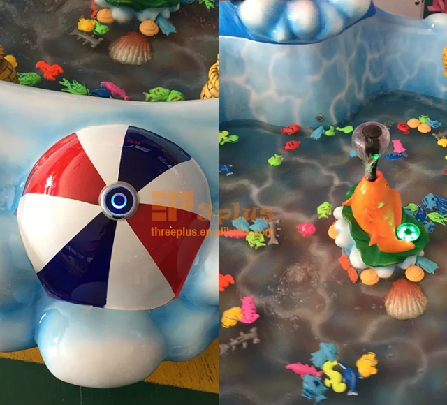 New Fishing Equipment Amusement Park Indoor Children's Fishing Pond Pool Games with Fishing Rods From China Factory Three Plus