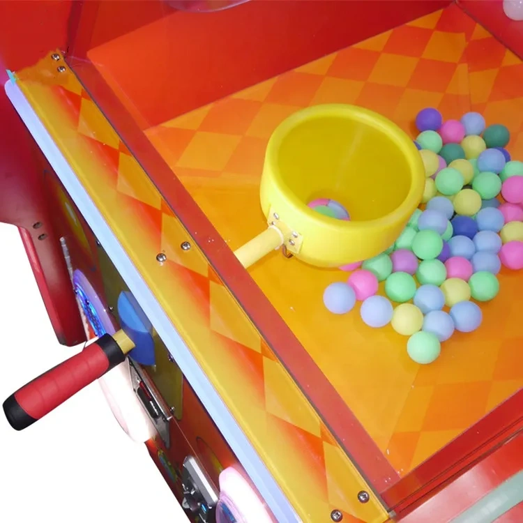 Threeplus Coin Operated Lucky Ball 2 Ticket Redemption Arcade Game Catching Ball Amusement Machines
