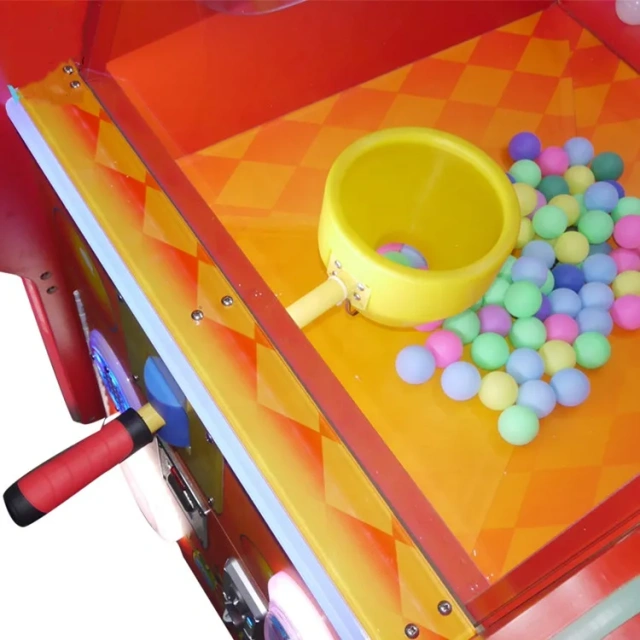 Threeplus Coin Operated Lucky Ball 2 Ticket Redemption Arcade Game Catching Ball Amusement Machines