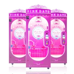 Threeplus Coin Operated Scissor Toy Claw Machine Win Prize