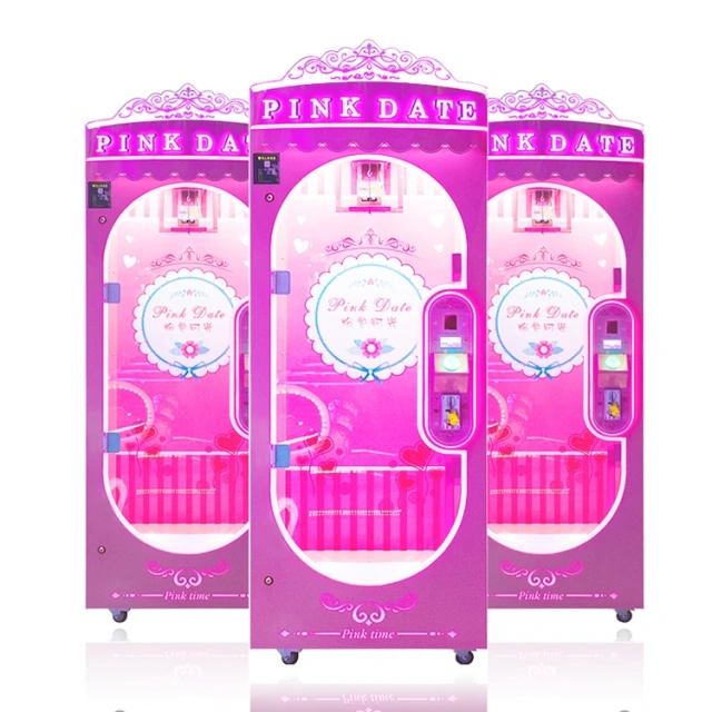 Threeplus Coin Operated Scissor Toy Claw Machine Win Prize