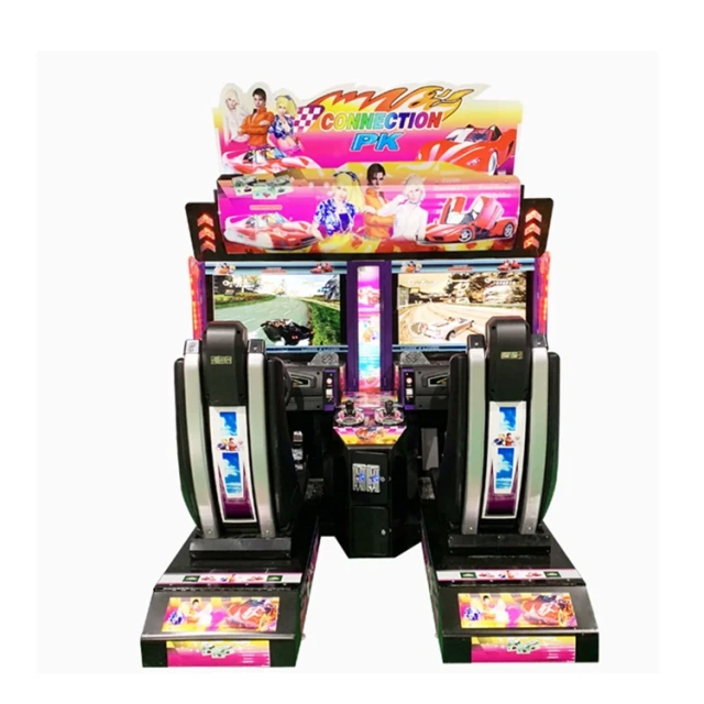 Threeplus Guangzhou Factory Driving Car Simulator Video Classical Outrun Games with Play Seat for 2 Players