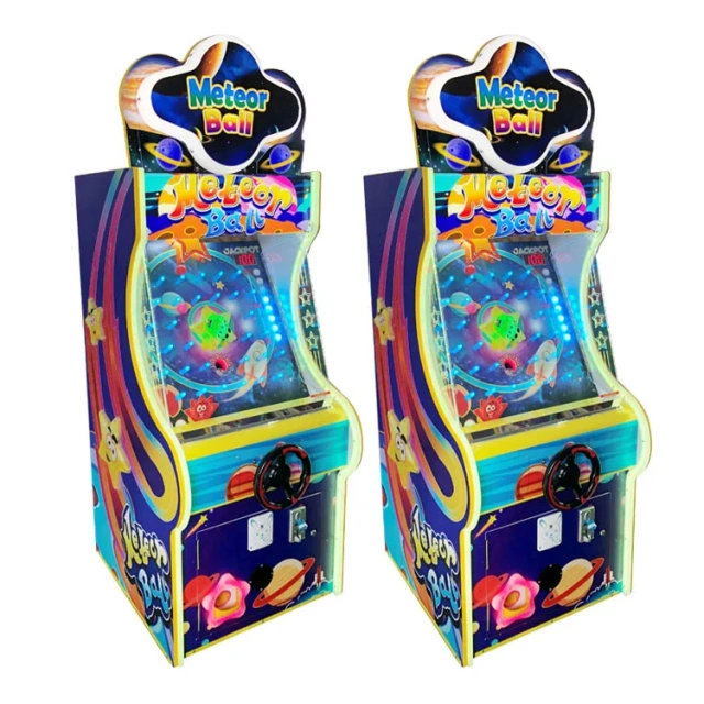 Coin Operated Catching Balls Machine Meteor Ball Ticket Redemption Space Universe Star Theme Arcade Game Machine
