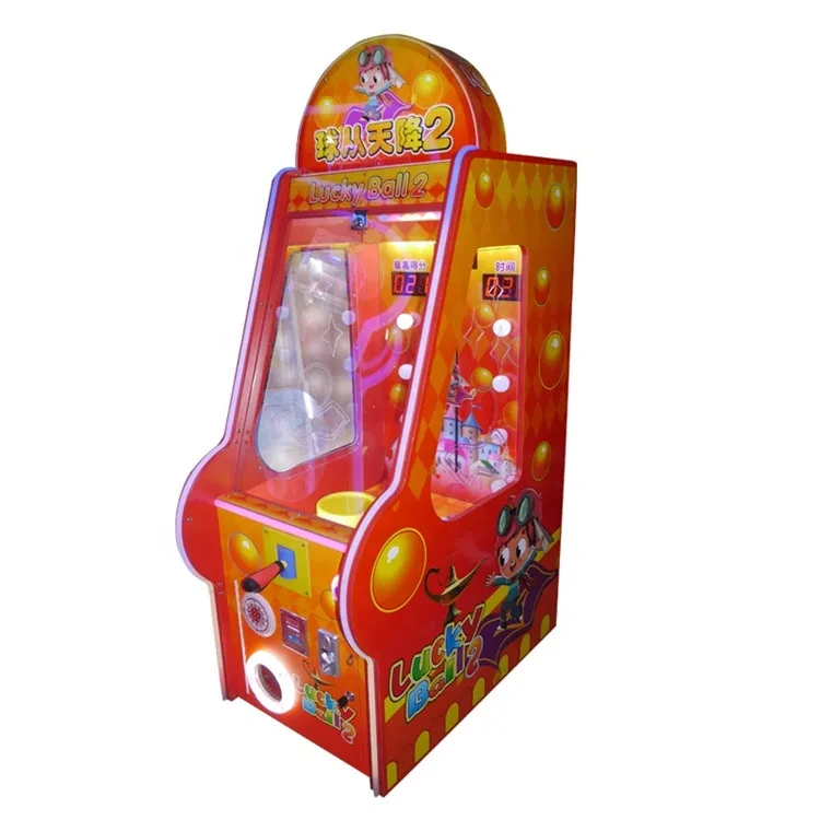 Threeplus Coin Operated Lucky Ball 2 Ticket Redemption Arcade Game Catching Ball Amusement Machines
