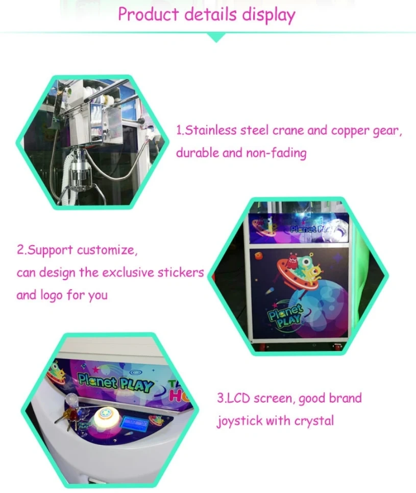 Threeplus Cheap Mini Toy Claw Machine Crane Machine Game Singapore Claw Machine Supplier Crazy Toys 2