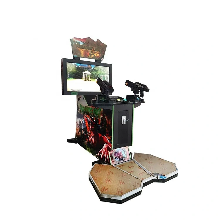 Threeplus Factory Wholesale Indoor Amusement Zone Coin Operated Video Paradise Lost Simulator Shooting Gun Game Machine