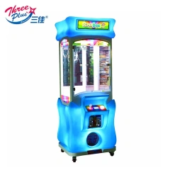 Threeplus Coin Operated Toy Catcher Superbox Machine Claw Crane Joystick Arcade Game for Sale