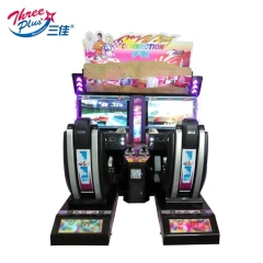Threeplus Guangzhou Factory Driving Car Simulator Video Classical Outrun Games with Play Seat for 2 Players