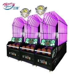 Threeplus Adults Malaysia Sport Coin Operated Cool Basketball Star Arcade Game Machines Game Center for Sale