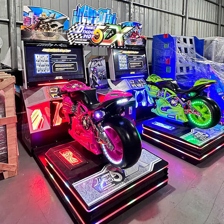 Popular Drive Simulator Machine 5DX Moto Motorcycle Driving Car Racing Machine Arcade Racing Car Coin Game Machine