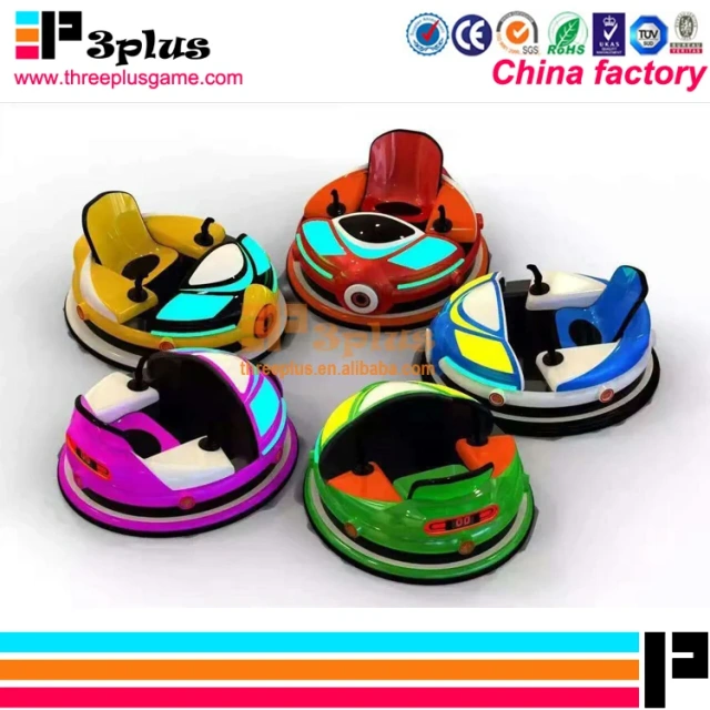 Threeplus Carro Bumper Cars Adult and Kids With Maquina Grua Led