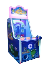 Threeplus Kids Hammer Hitting Frog Whack a Mole Redemption Game Machine Hitting Mouse Hamster Game