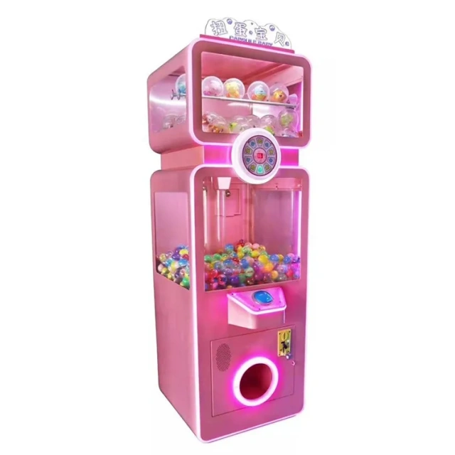 Threeplus Coin Operated Toys for Vending Capsules Plastic Claw Prize Machine for Sale