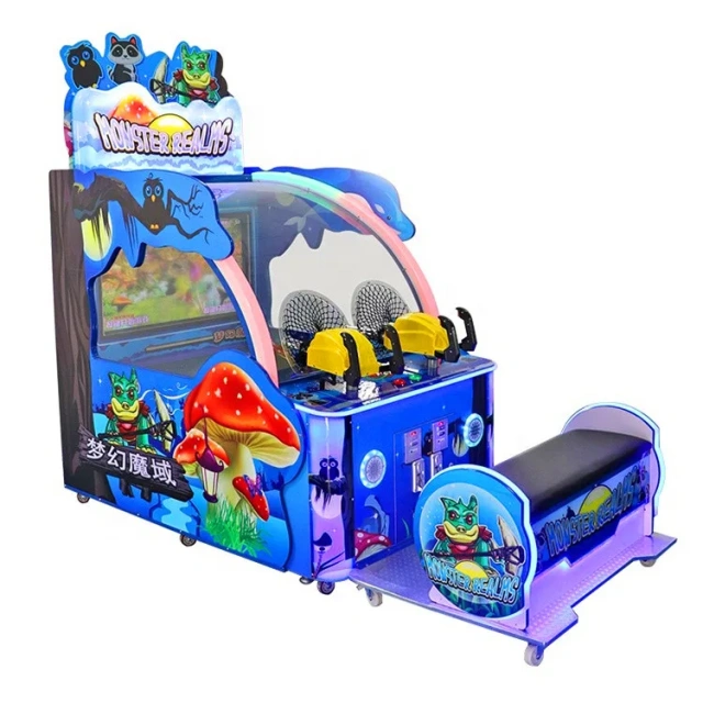 Threeplus Coin Operated Ball Shooting Game Machine Monster Realm for Sale