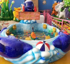 New Fishing Equipment Amusement Park Indoor Children's Fishing Pond Pool Games with Fishing Rods From China Factory Three Plus