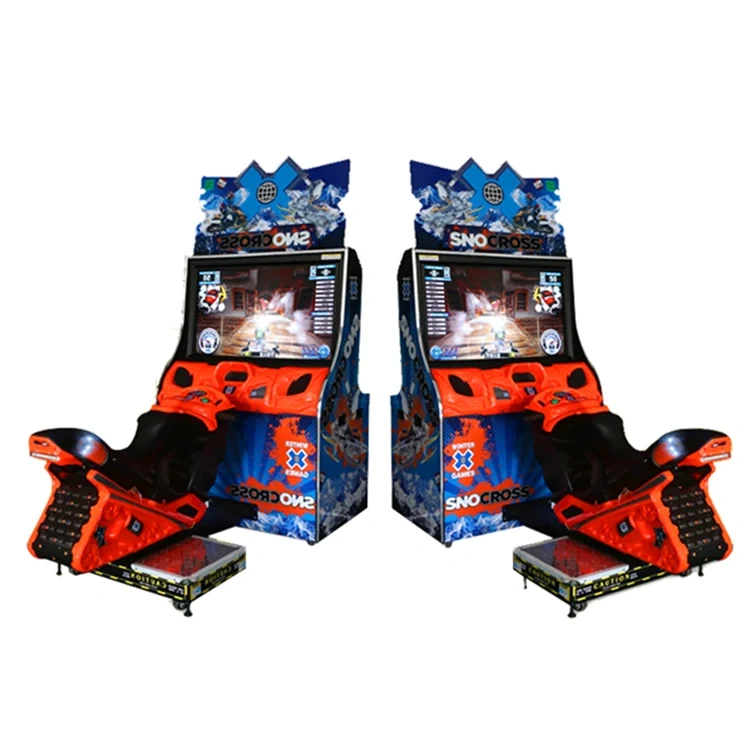 Threeplus Coin Operated Used SNO CROSS Simulator Motor Car Racing Video Arcade Game Machine for Adults