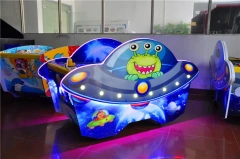 Threeplus UFO Airhockey 8 ft Table with Led Light Mesa De Juegos for Sale