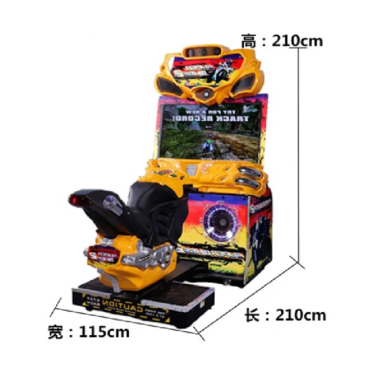 Threeplus Kids and Adults Racing Arcade Driving Simulator Motorcycle Game for Sale
