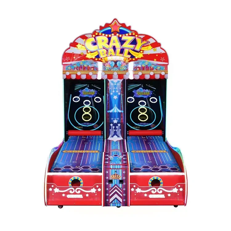 Indoor Coin Operated Ticket Redemption Game Ball Rolling Carnival Arcade Machine Coin Operated Games