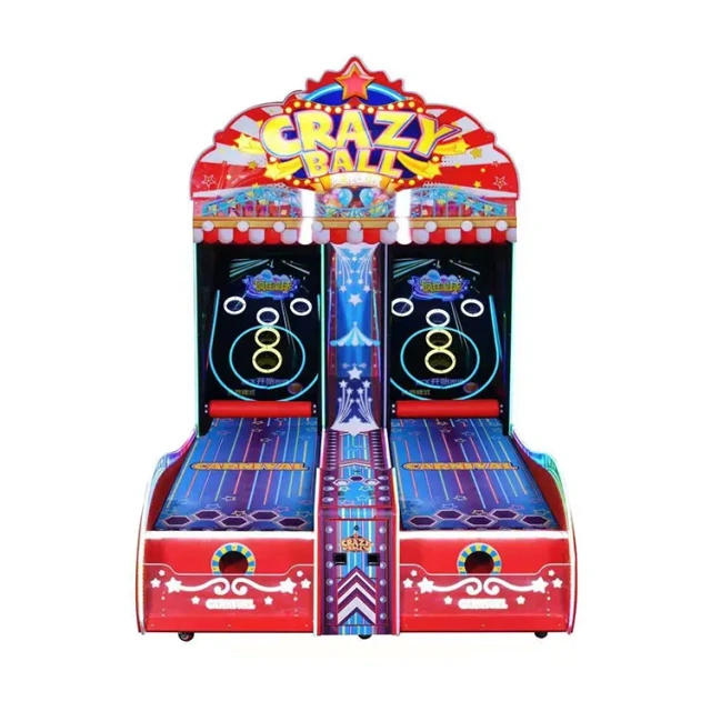 Indoor Coin Operated Ticket Redemption Game Ball Rolling Carnival Arcade Machine Coin Operated Games