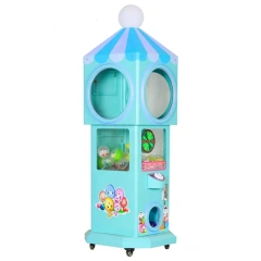 Kids and Adults Candy House Game Center Machine/Mini Candy Vending Machine/Coin Operated Lollipop Machine for Shopping Mall