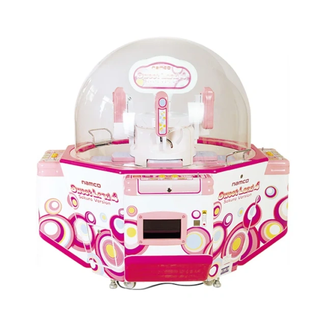 Threeplus High Profit Coin Operated Arcade Indoor Sport Sweet Land 4 Candy Prize Claw Crane Gift Game Machines for Game Center