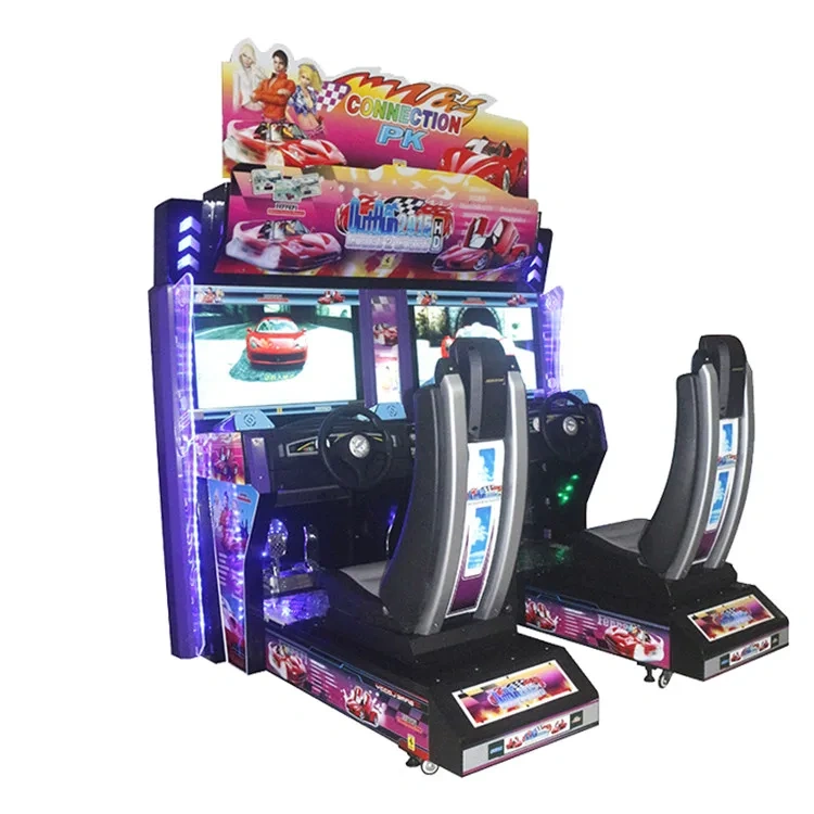 Threeplus Guangzhou Factory Driving Car Simulator Video Classical Outrun Games with Play Seat for 2 Players