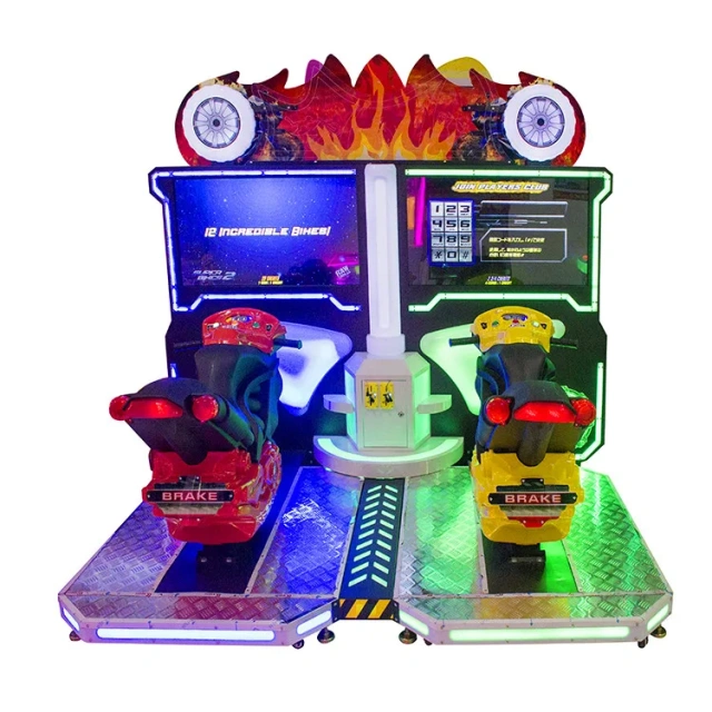 Coin Operated Simulator Motor Racing Car Game Machine Motorcycle Arcade Machine for Game Center
