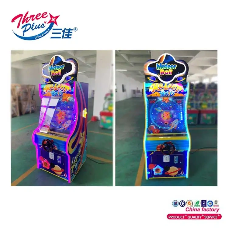 Coin Operated Catching Balls Machine Meteor Ball Ticket Redemption Space Universe Star Theme Arcade Game Machine