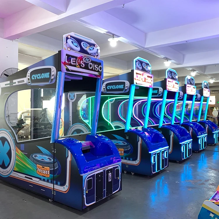 New Arrival Coin Operated Let's Disc Lottery Game Machine Gaming Center Tickets Carnival Arcade Lottery Redemption Machine