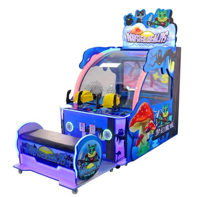 Threeplus Coin Operated Ball Shooting Game Machine Monster Realm for Sale
