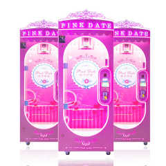 Coin Operated Pink Date Cut the Rope Gift Arcade Game Machine for Sale