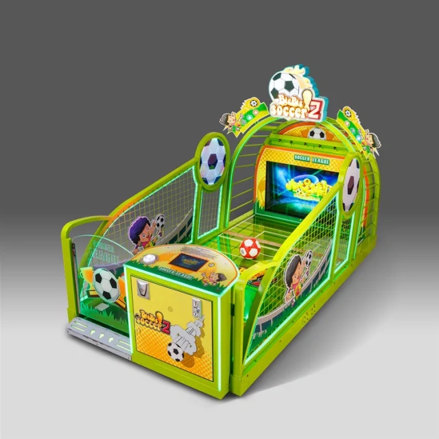 Threeplus Coin Operated Soccer Shooting Video Arcade Games Big Football Electronic Ticket Game