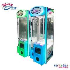 Hot Sale Amusement Park Coin-operated Child Crazy Toy 2 Crane Claw Vending Gift Machine Game