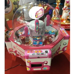 Threeplus High Profit Coin Operated Arcade Indoor Sport Sweet Land 4 Candy Prize Claw Crane Gift Game Machines for Game Center