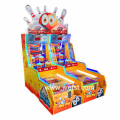 Threeplus Coin Operated Ticket Redemption Arcade Machine Bowling Ball Cricket Game Machine for Sale